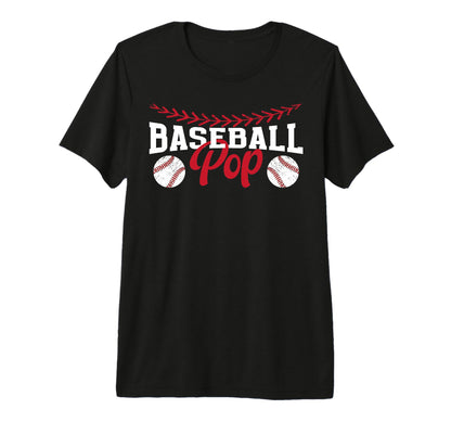 Mens Proud Baseball Pop Grandpa Pop T-Shirt - Graphic Print for Adults - T-Shirt, Sweatshirt, Hoodie