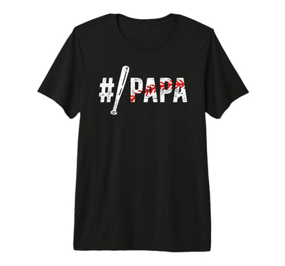 Mens 1 Papa Baseball Papa Baseball T-Shirt - Graphic Print for Adults - T-Shirt, Sweatshirt, Hoodie