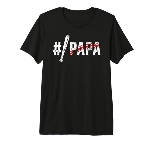 Mens 1 Papa Baseball Papa Baseball T-Shirt - Graphic Print for Adults - T-Shirt, Sweatshirt, Hoodie
