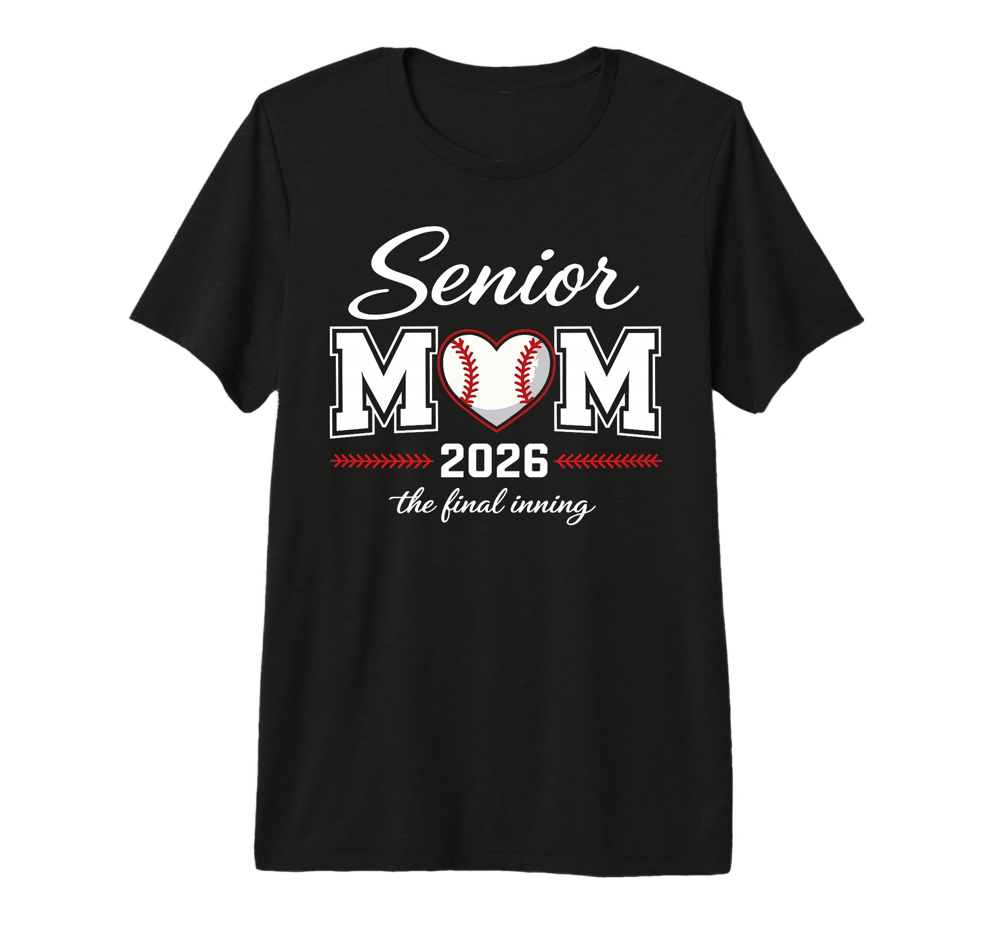 Baseball Senior Mom 2026 Final Inning T-Shirt - Aesthetic Graphic Unisex - T-Shirt, Sweatshirt, Hoodie