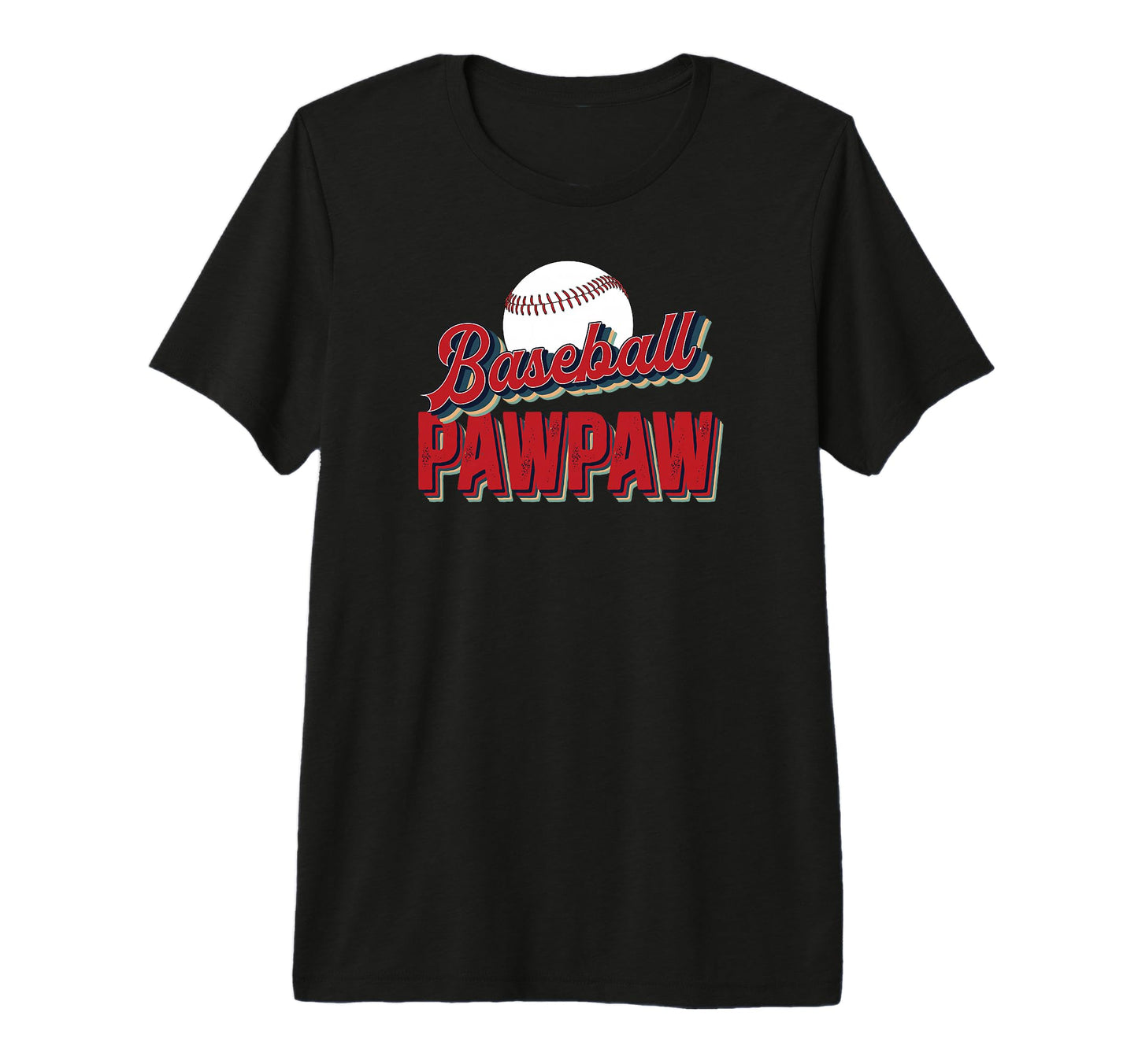 Mens Baseball Pawpaw Proud Pawpaw Baseball T-Shirt - Graphic Print Unisex - T-Shirt, Sweatshirt, Hoodie