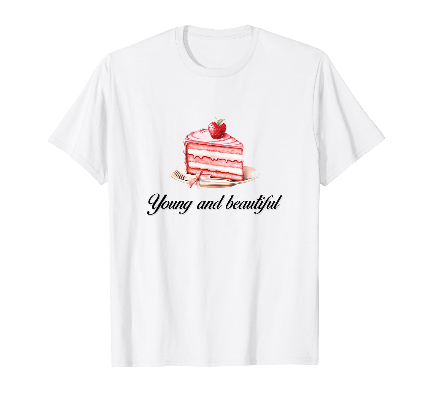 So Real Cake Coquette Girlcore Y2K T-Shirt - Aesthetic Graphic Men Women - T-Shirt, Sweatshirt, Hoodie