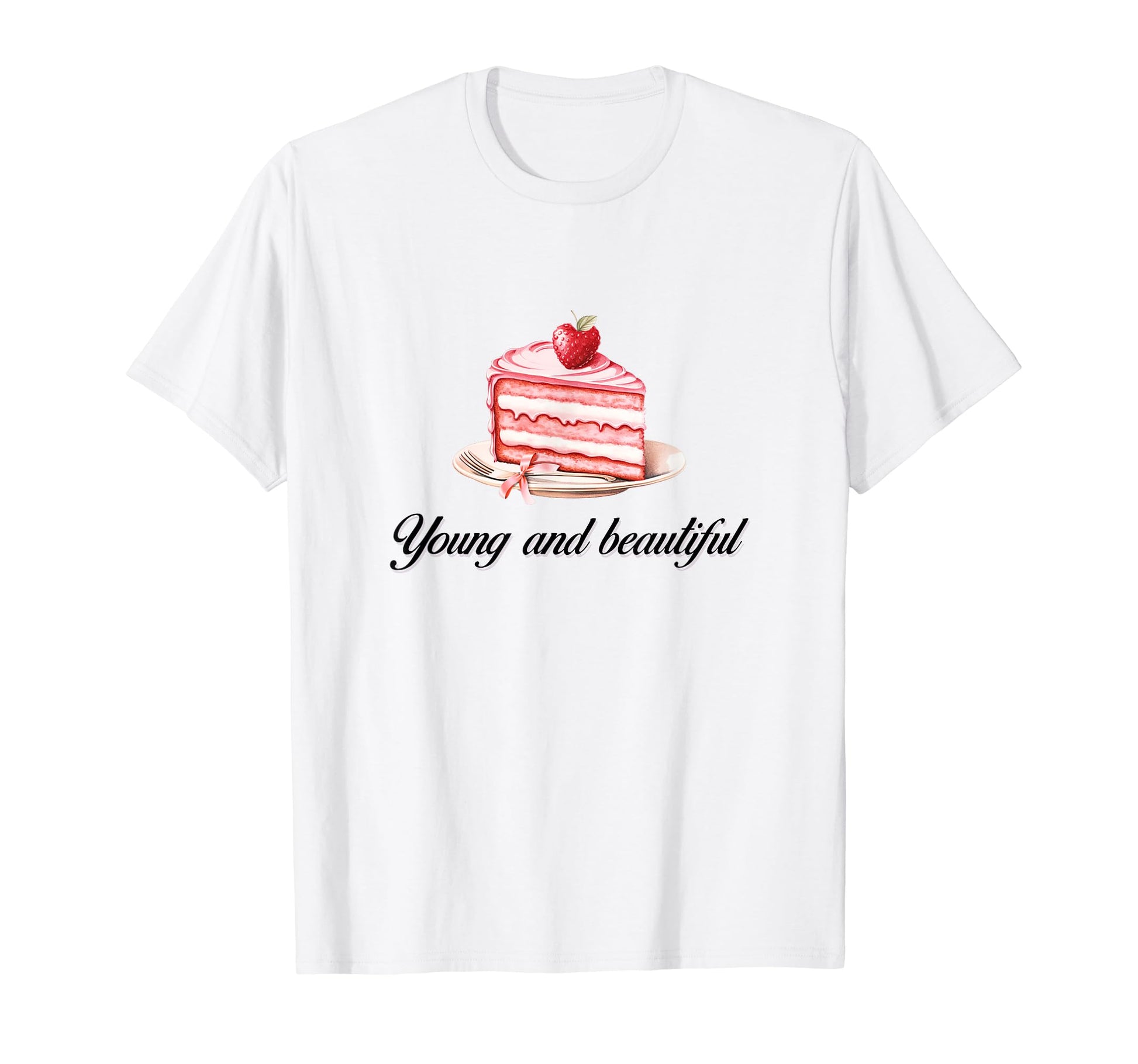 So Real Cake Coquette Girlcore Y2K T-Shirt - Aesthetic Graphic Men Women - T-Shirt, Sweatshirt, Hoodie