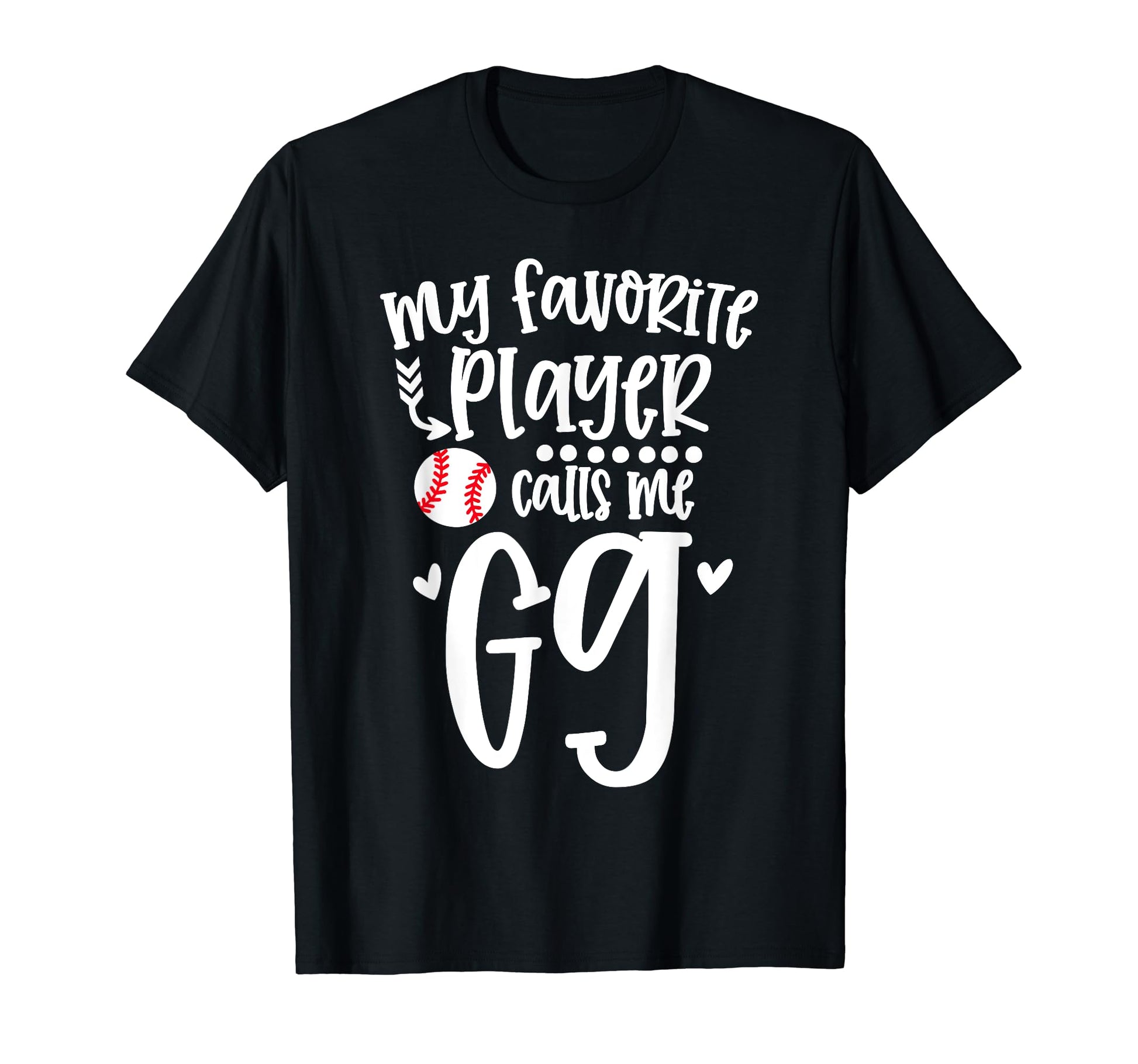 My Favorite Baseball Player Calls Me Gg T-Shirt - Minimalist Print Unisex - T-Shirt, Sweatshirt, Hoodie