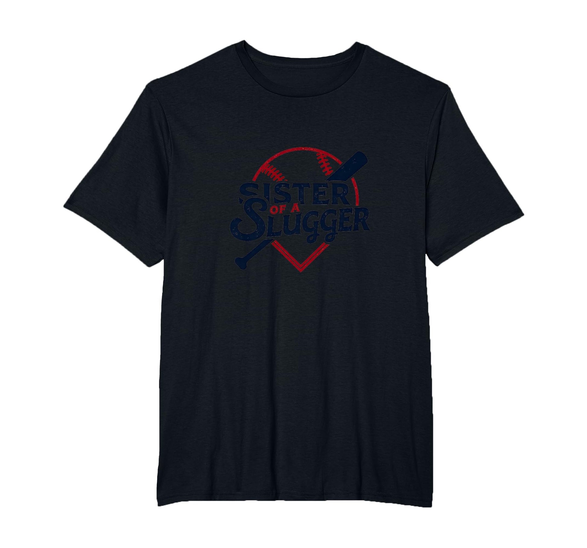 Baseball Sister Sister Slugger Sports T-Shirt - Minimalist Print Unisex - T-Shirt, Sweatshirt, Hoodie