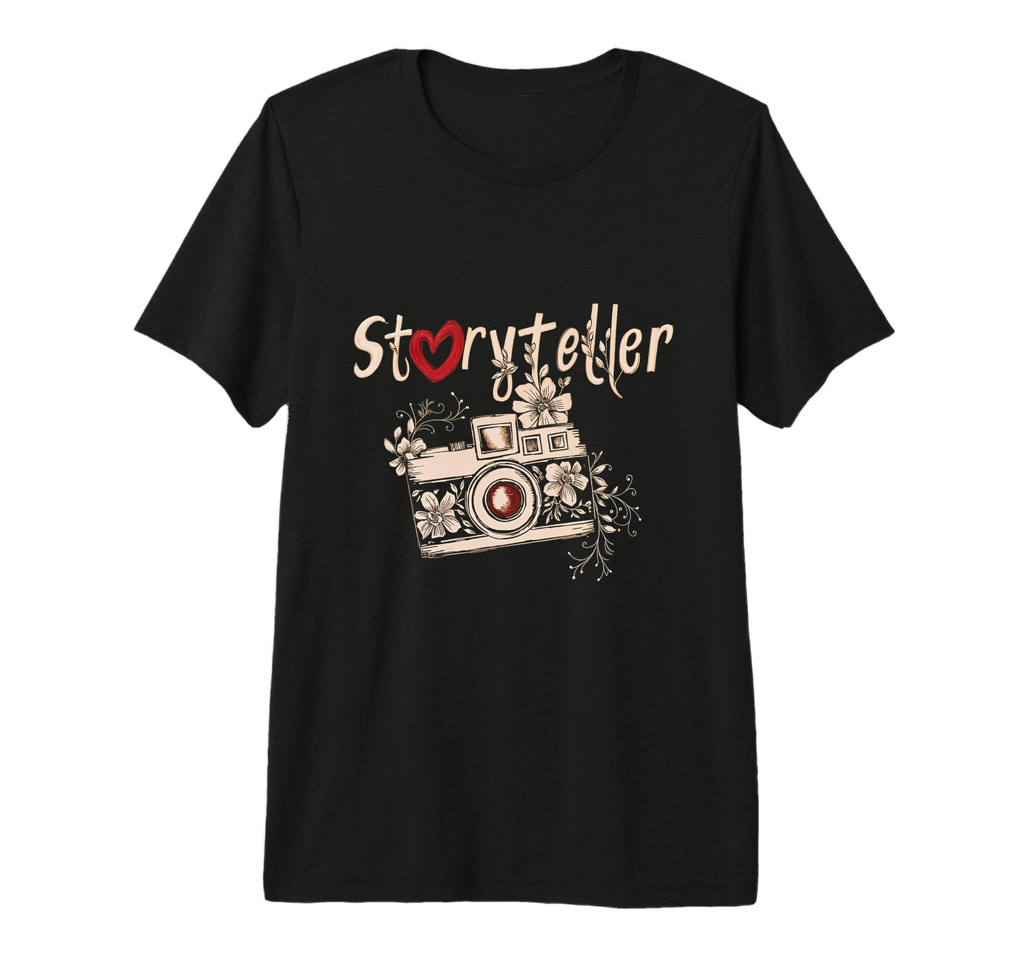 Storyteller Photography Camera T-Shirt - Aesthetic Graphic Unisex - T-Shirt, Sweatshirt, Hoodie