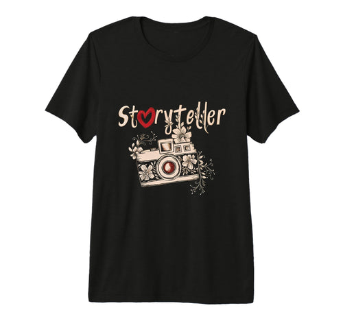 Storyteller Photography Camera T-Shirt - Aesthetic Graphic Unisex - T-Shirt, Sweatshirt, Hoodie