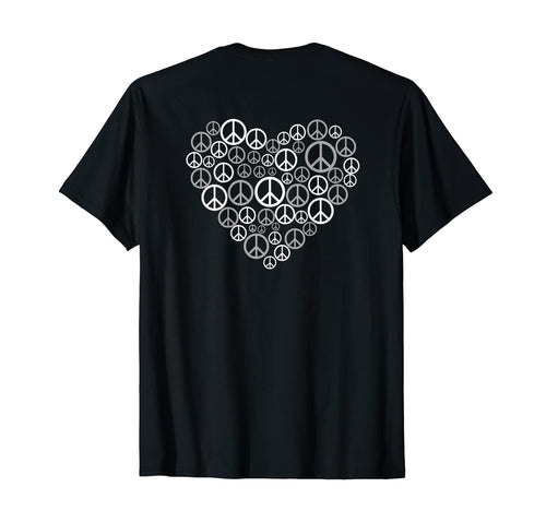 Modern Hippie Peace And Love Symbols T-Shirt - Unique Graphic Unisex - T-Shirt, Sweatshirt, Hoodie