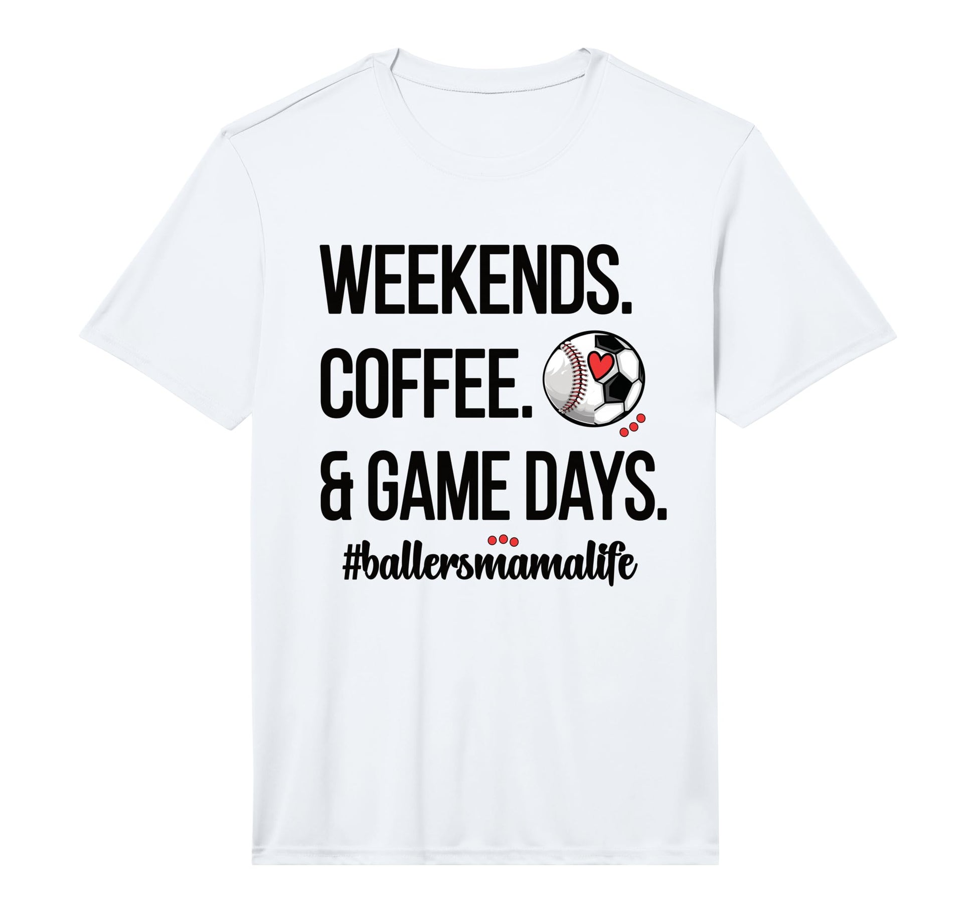 Mens Baseball Soccer Mom Proud Ball Mama T-Shirt - Graphic Print Men Women - T-Shirt, Sweatshirt, Hoodie