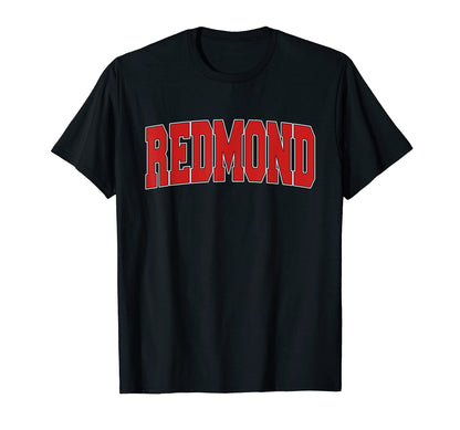 Redmond Wa Washington Varsity Usa Sports T-Shirt - Minimalist Print Unisex - T-Shirt, Sweatshirt, Hoodie