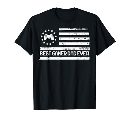 Gamer 80S 90S Us American Flag T-Shirt - Novelty Apparel for Adults - T-Shirt, Sweatshirt, Hoodie