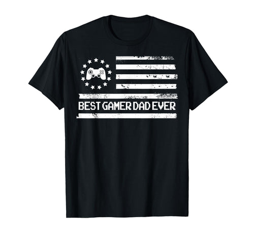 Gamer 80S 90S Us American Flag T-Shirt - Novelty Apparel for Adults - T-Shirt, Sweatshirt, Hoodie