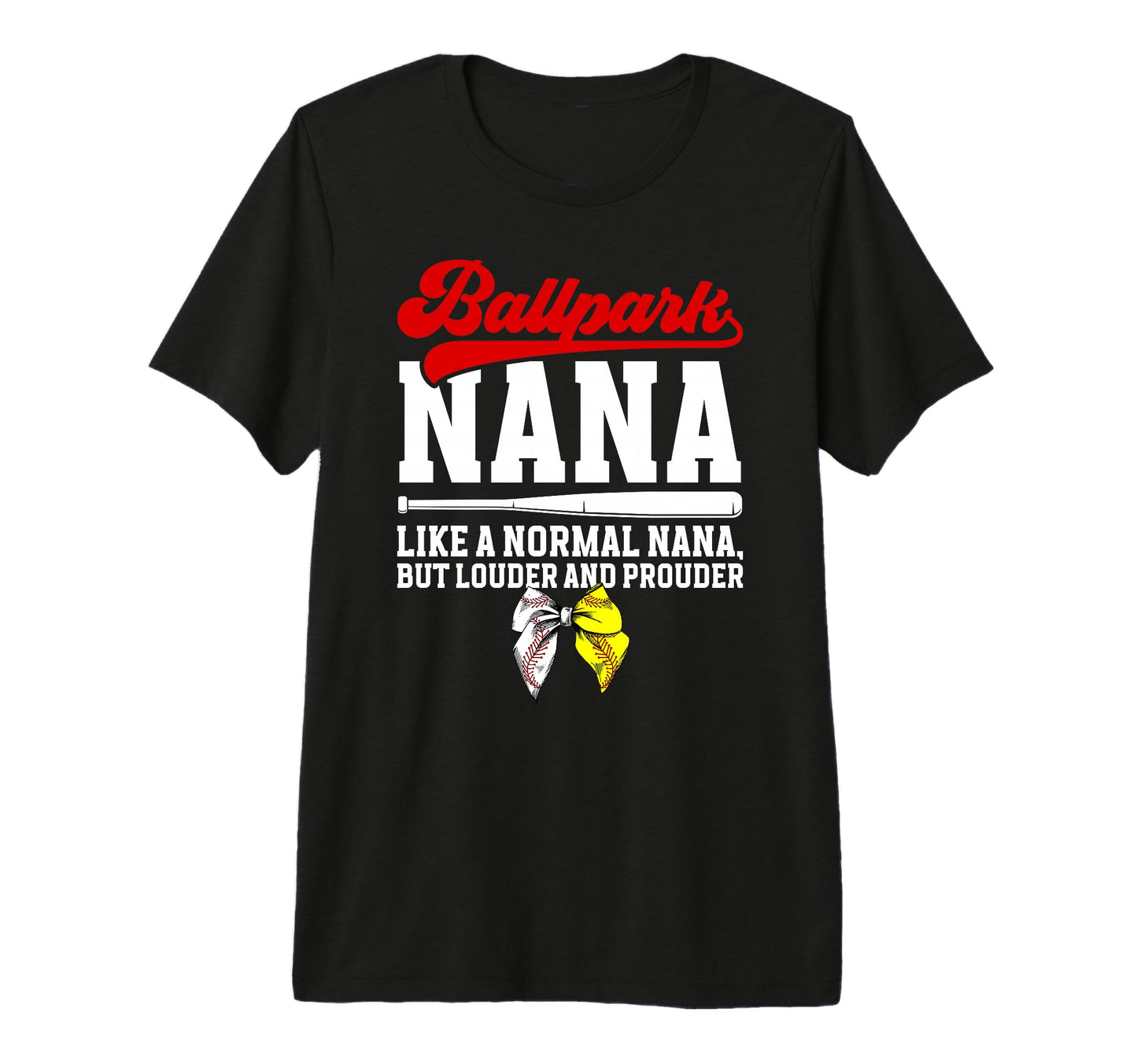 Ballpark Nana Definition Baseball T-Shirt - Minimalist Print for Adults - T-Shirt, Sweatshirt, Hoodie
