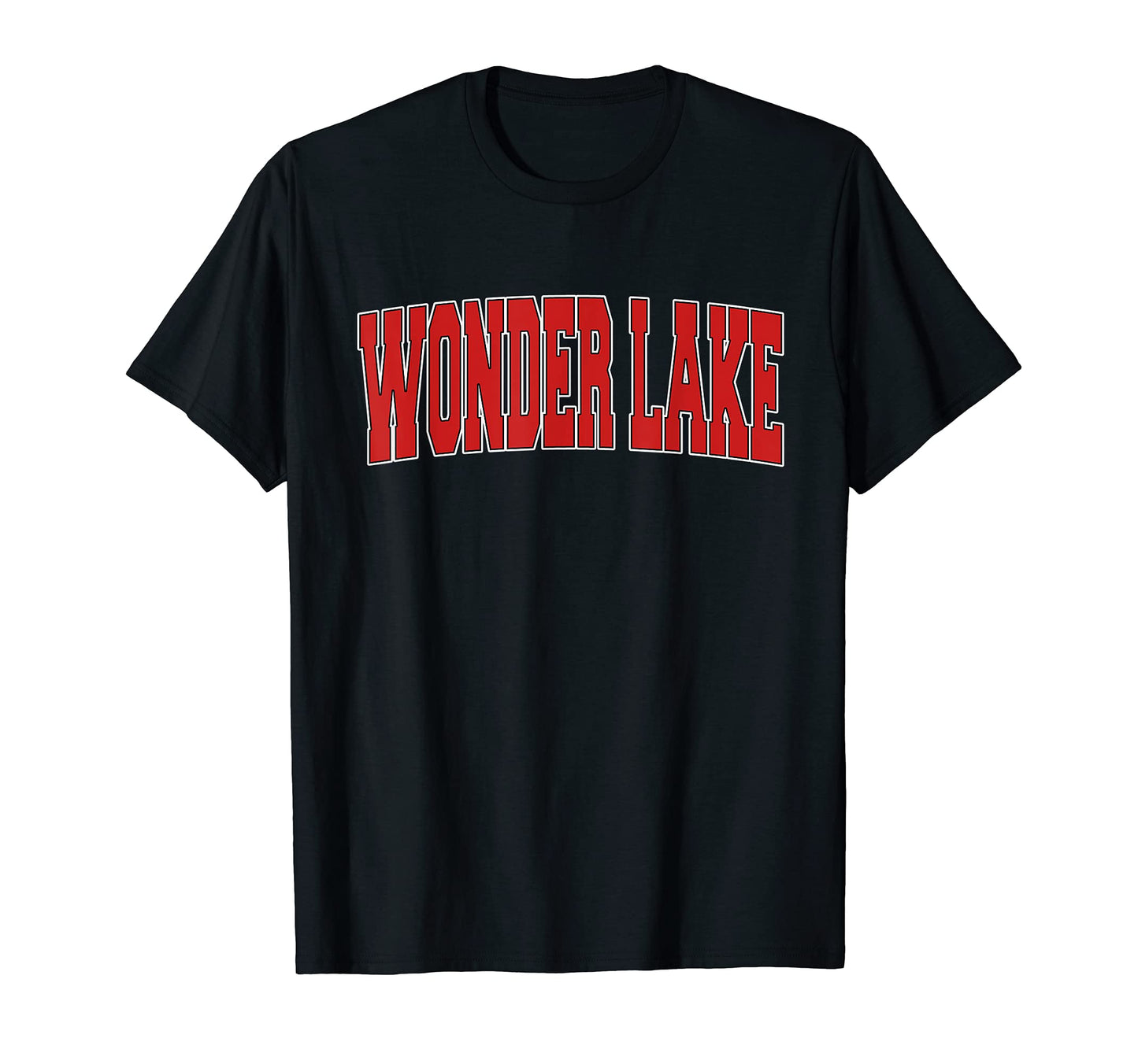 Wonder Lake Il Illinois Varsity Usa T-Shirt - Novelty Apparel for Adults - T-Shirt, Sweatshirt, Hoodie