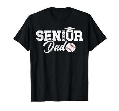 Baseball Senior Dad Senior Baseball T-Shirt - Aesthetic Graphic for Adults - T-Shirt, Sweatshirt, Hoodie