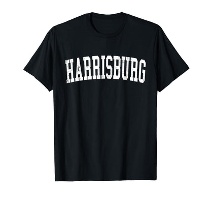 Harrisburg Nc Distressed White T-Shirt - Fun Novelty Design Men Women - T-Shirt, Sweatshirt, Hoodie
