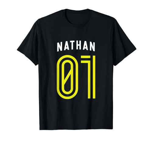 Nathan 01 Number One Team Sports T-Shirt - Fun Novelty Design Men Women - T-Shirt, Sweatshirt, Hoodie