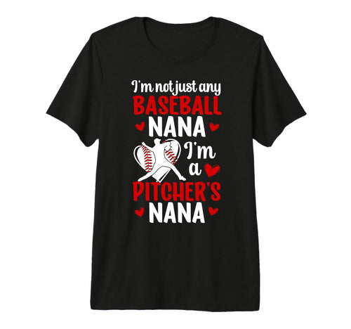 Im Baseball Pitcher Nana Baseball T-Shirt - Custom Art Print Men Women - T-Shirt, Sweatshirt, Hoodie