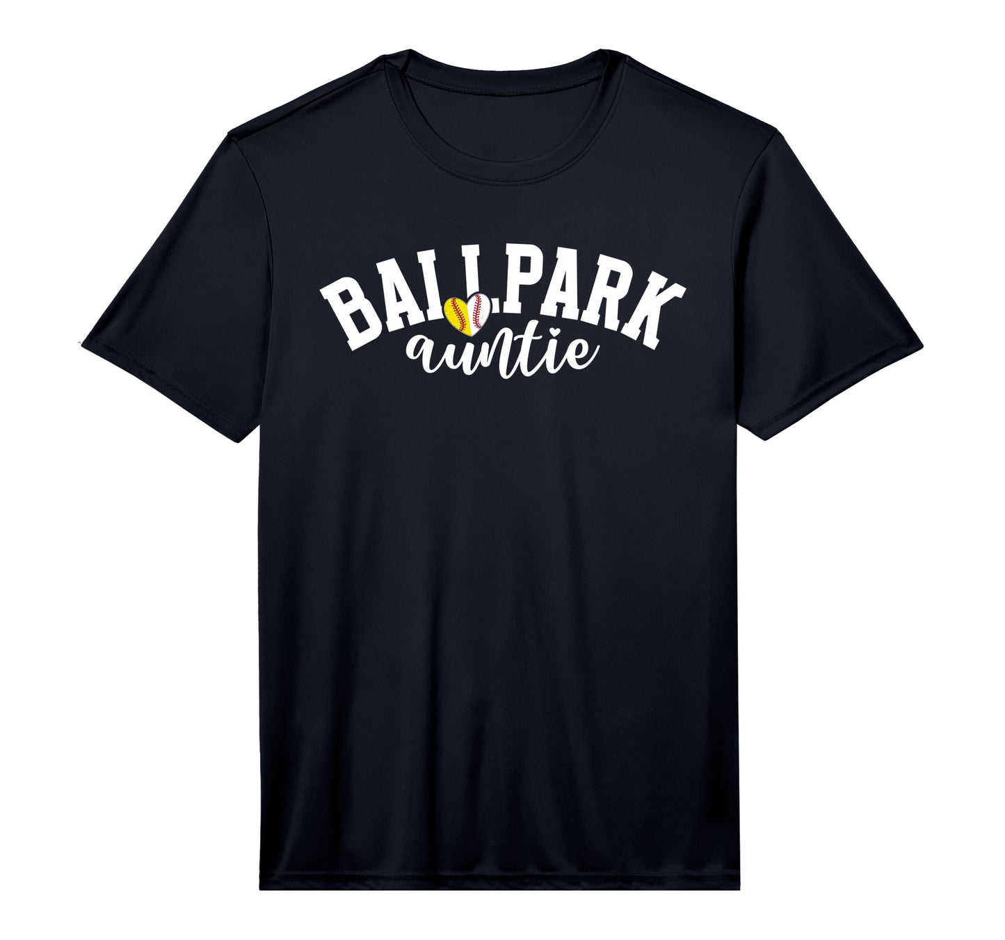 Mens Ballpark Auntie Softball T-Shirt - Aesthetic Graphic for Adults - T-Shirt, Sweatshirt, Hoodie