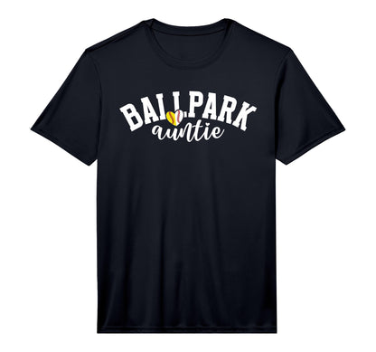 Mens Ballpark Auntie Softball T-Shirt - Aesthetic Graphic for Adults - T-Shirt, Sweatshirt, Hoodie