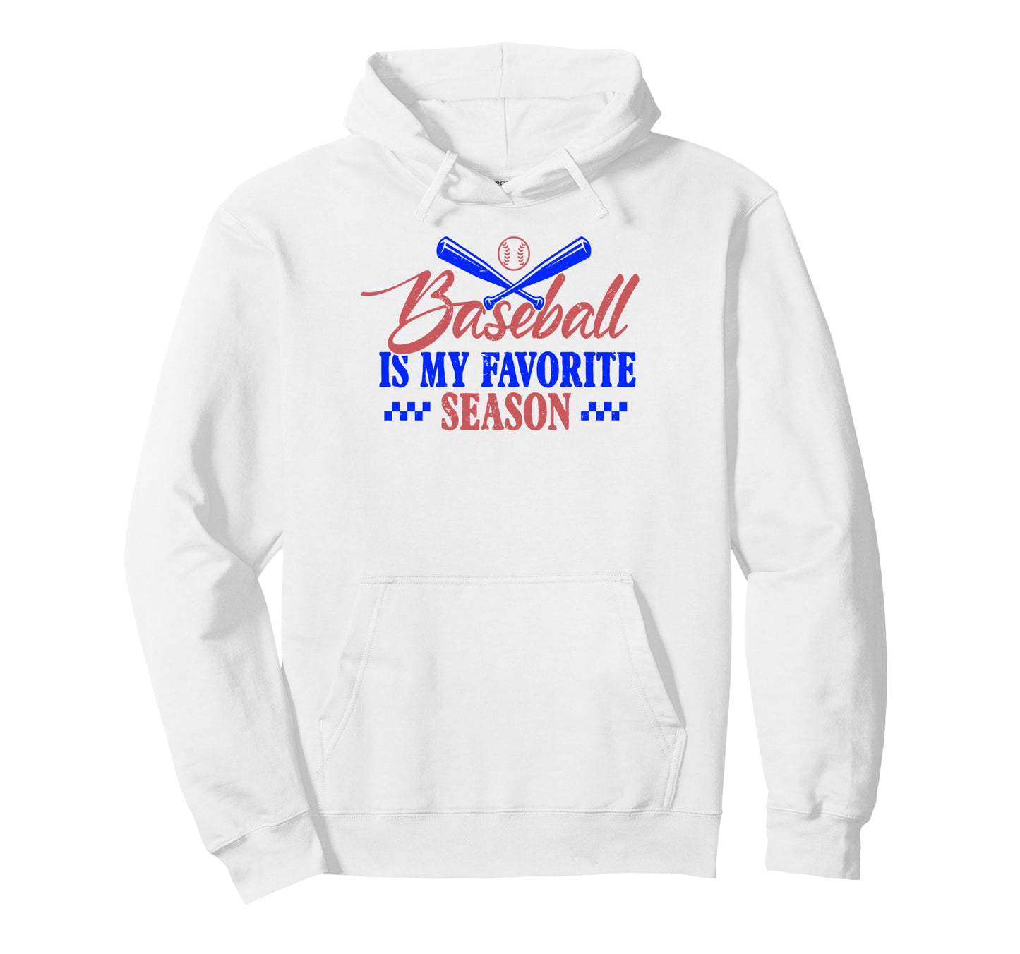 Baseball Season Patriotic Sports Fan Hoodie - Streetwear Style Unisex - T-Shirt, Sweatshirt, Hoodie