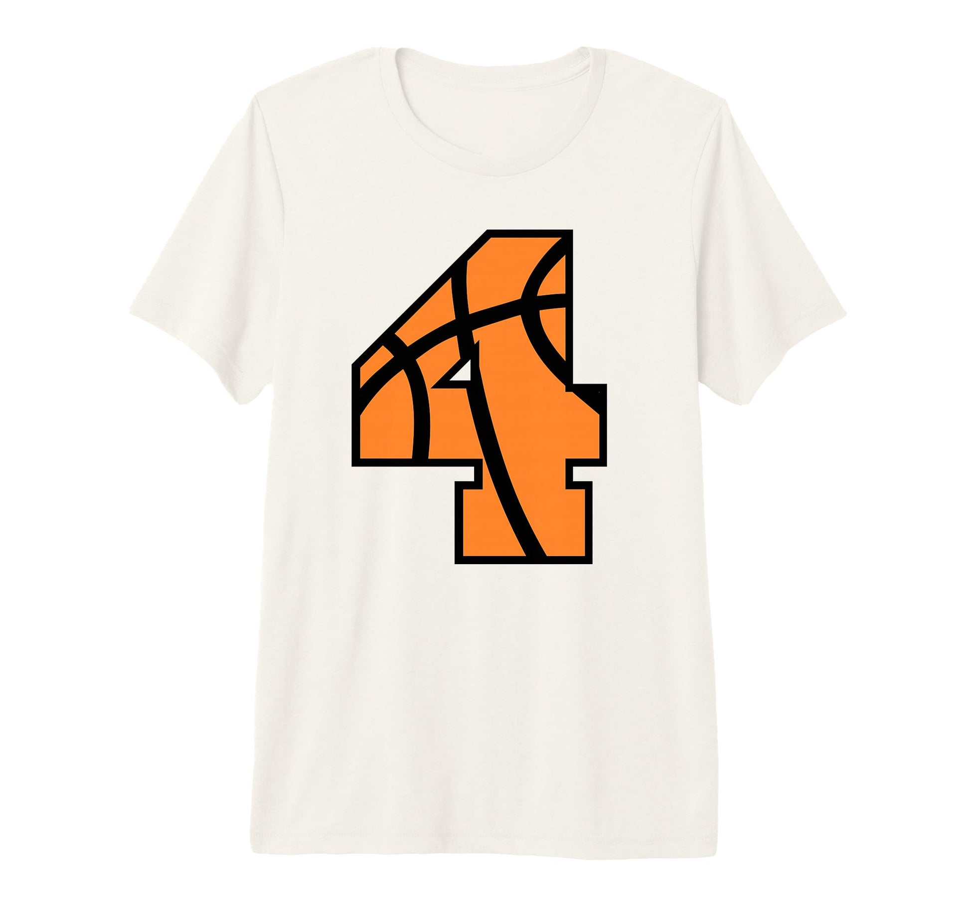 Basketball Number 4 Game Day Mom Dad T-Shirt - Trendy Graphic Men Women - T-Shirt, Sweatshirt, Hoodie