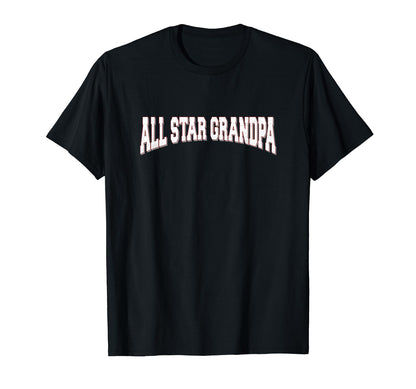 Mens All Star Grandpa Usa T-Shirt - Casual Everyday Wear Men Women - T-Shirt, Sweatshirt, Hoodie