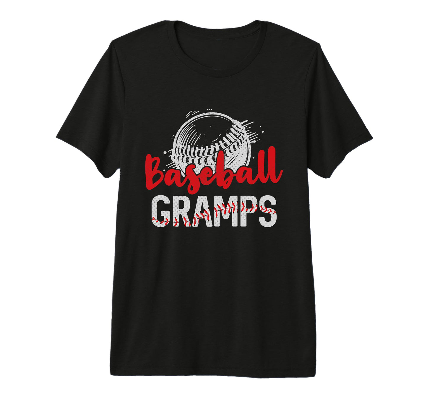 Mens Baseball Gramps Fathers Day Dad T-Shirt - Unique Graphic Unisex - T-Shirt, Sweatshirt, Hoodie