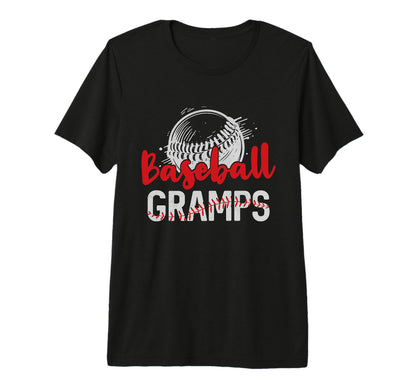 Mens Baseball Gramps Fathers Day Dad T-Shirt - Unique Graphic Unisex - T-Shirt, Sweatshirt, Hoodie