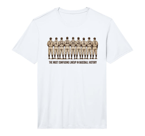 Most Confusing Lineup Baseball Abbott T-Shirt - Streetwear Style Unisex - T-Shirt, Sweatshirt, Hoodie