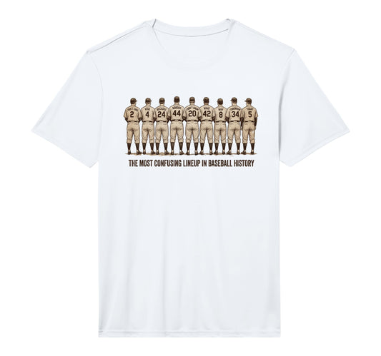 Most Confusing Lineup Baseball Abbott T-Shirt - Streetwear Style Unisex - T-Shirt, Sweatshirt, Hoodie