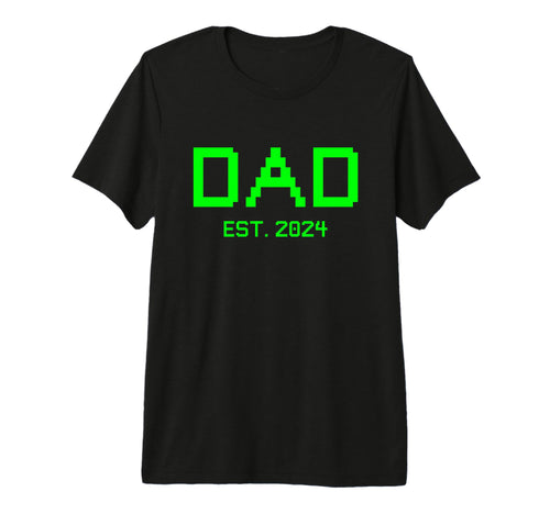 Dad Est 2024 Gamer Dad 2024 New Gamer T-Shirt - Unique Graphic Men Women - T-Shirt, Sweatshirt, Hoodie