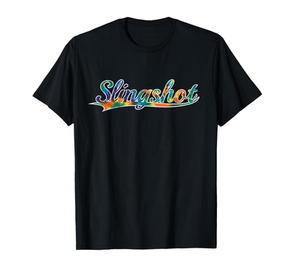 Slingshot Distressed Throbwack T-Shirt - Minimalist Print for Adults - T-Shirt, Sweatshirt, Hoodie