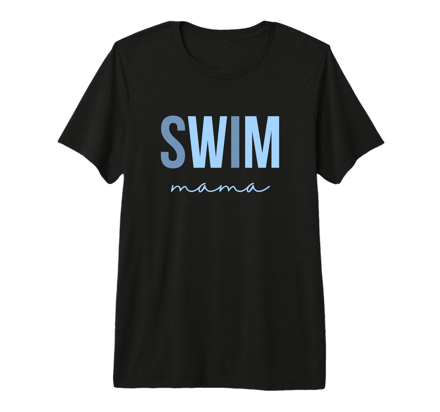 Swim Mama Proud Swim Mom Game Day Tri T-Shirt - Custom Art Print Men Women - T-Shirt, Sweatshirt, Hoodie