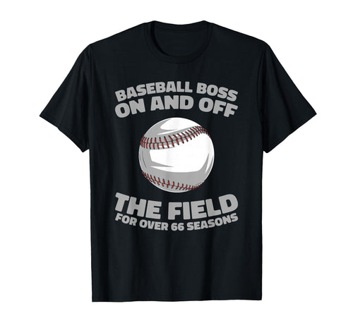 66Th Birthday Team Sport Baseball T-Shirt - Graphic Print Unisex - T-Shirt, Sweatshirt, Hoodie