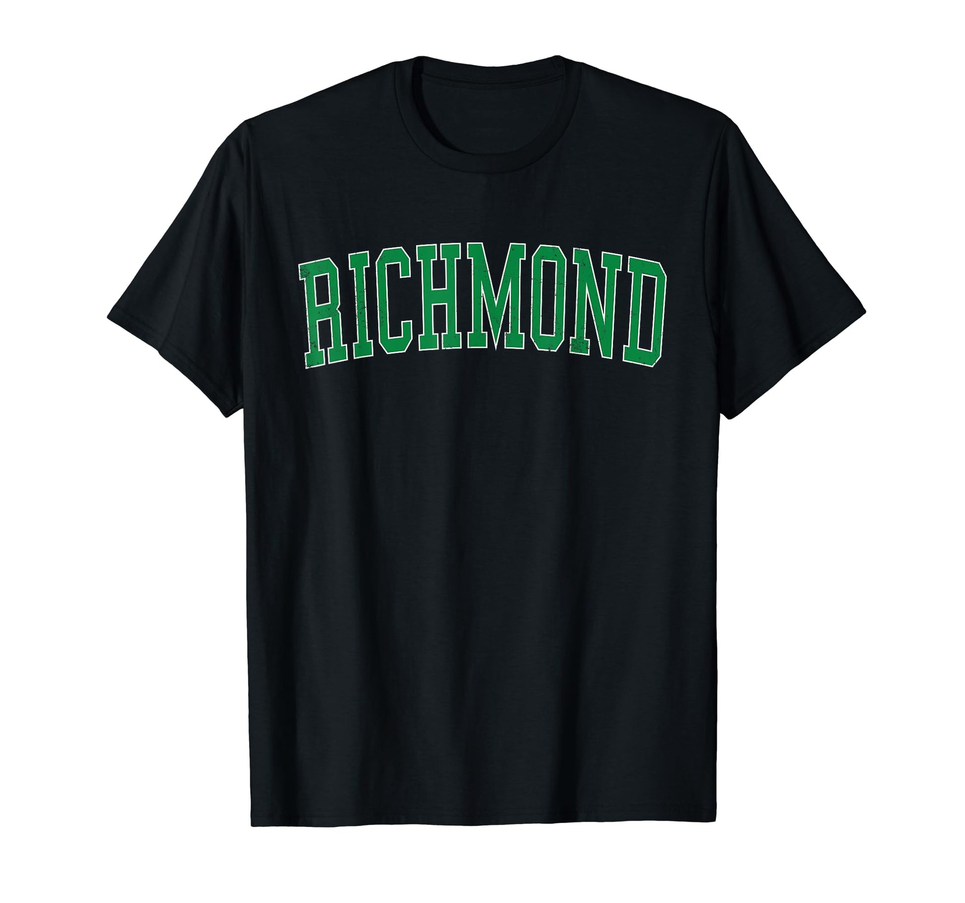 Richmond Ky Distressed Green Varsity T-Shirt - Aesthetic Graphic for Adults - T-Shirt, Sweatshirt, Hoodie