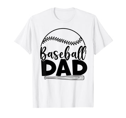 Dad Baseball Ball Baseball Bat Daddy T-Shirt - Graphic Print Unisex - T-Shirt, Sweatshirt, Hoodie