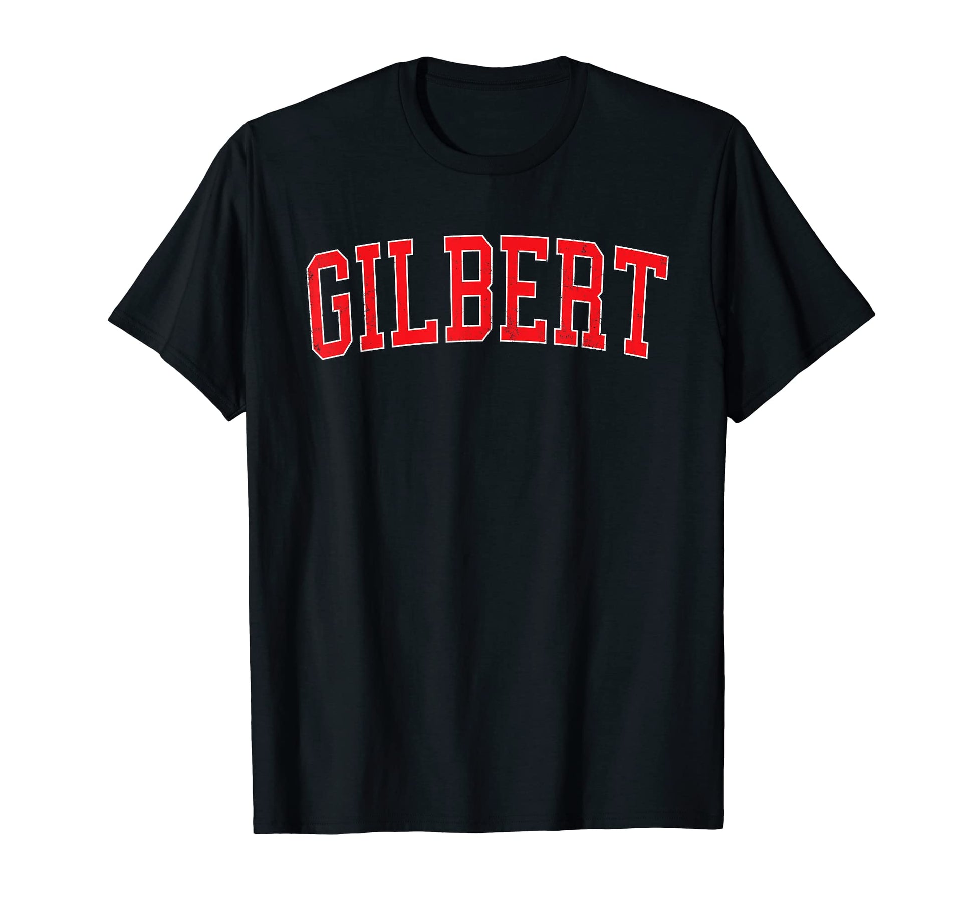 Gilbert Az Varsity Red Text T-Shirt - Casual Everyday Wear for Adults - T-Shirt, Sweatshirt, Hoodie