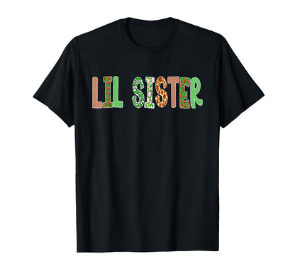 Sports Baller Lil Sister Birthday Party T-Shirt - Graphic Print for Adults - T-Shirt, Sweatshirt, Hoodie