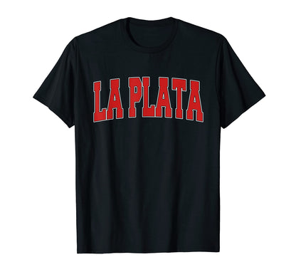 La Plata Md Maryland Varsity Usa T-Shirt - Fun Novelty Design for Adults - T-Shirt, Sweatshirt, Hoodie
