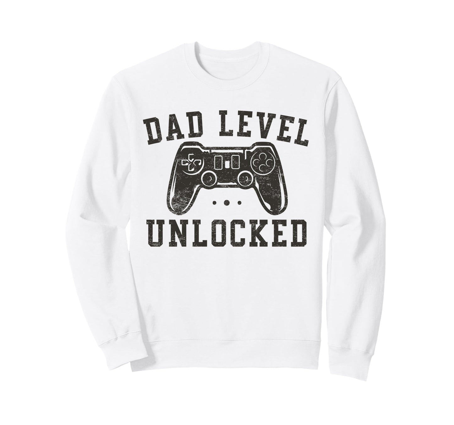 Dad Level Unlocked New Dad To Be Sweatshirt - Minimalist Print Men Women - T-Shirt, Sweatshirt, Hoodie