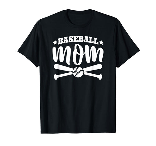 Baseball Mom Love Sports Enthusiast T-Shirt - Novelty Apparel Men Women - T-Shirt, Sweatshirt, Hoodie