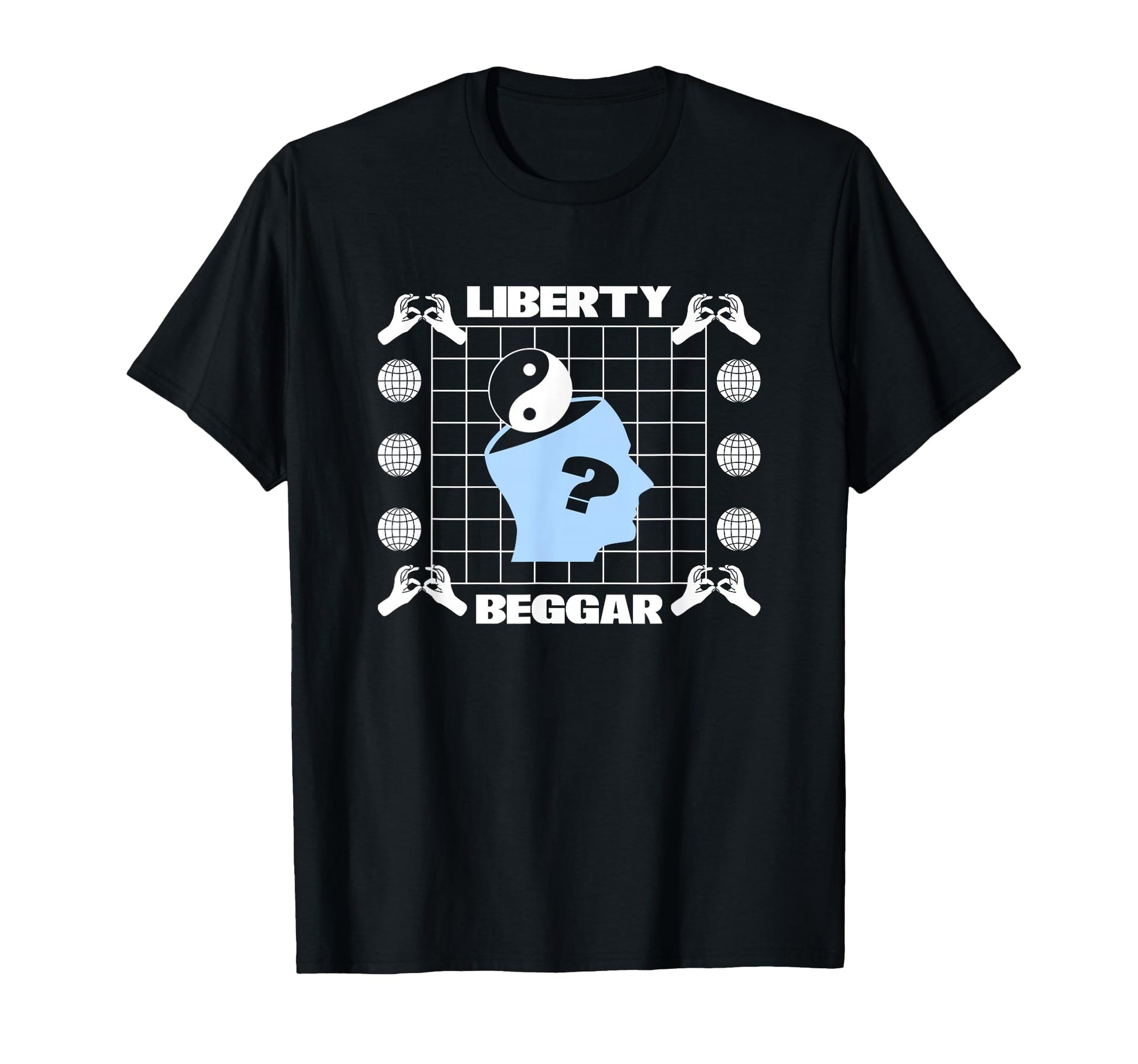 Liberty Beggar Aesthetic Edgy T-Shirt - Novelty Apparel for Adults - T-Shirt, Sweatshirt, Hoodie