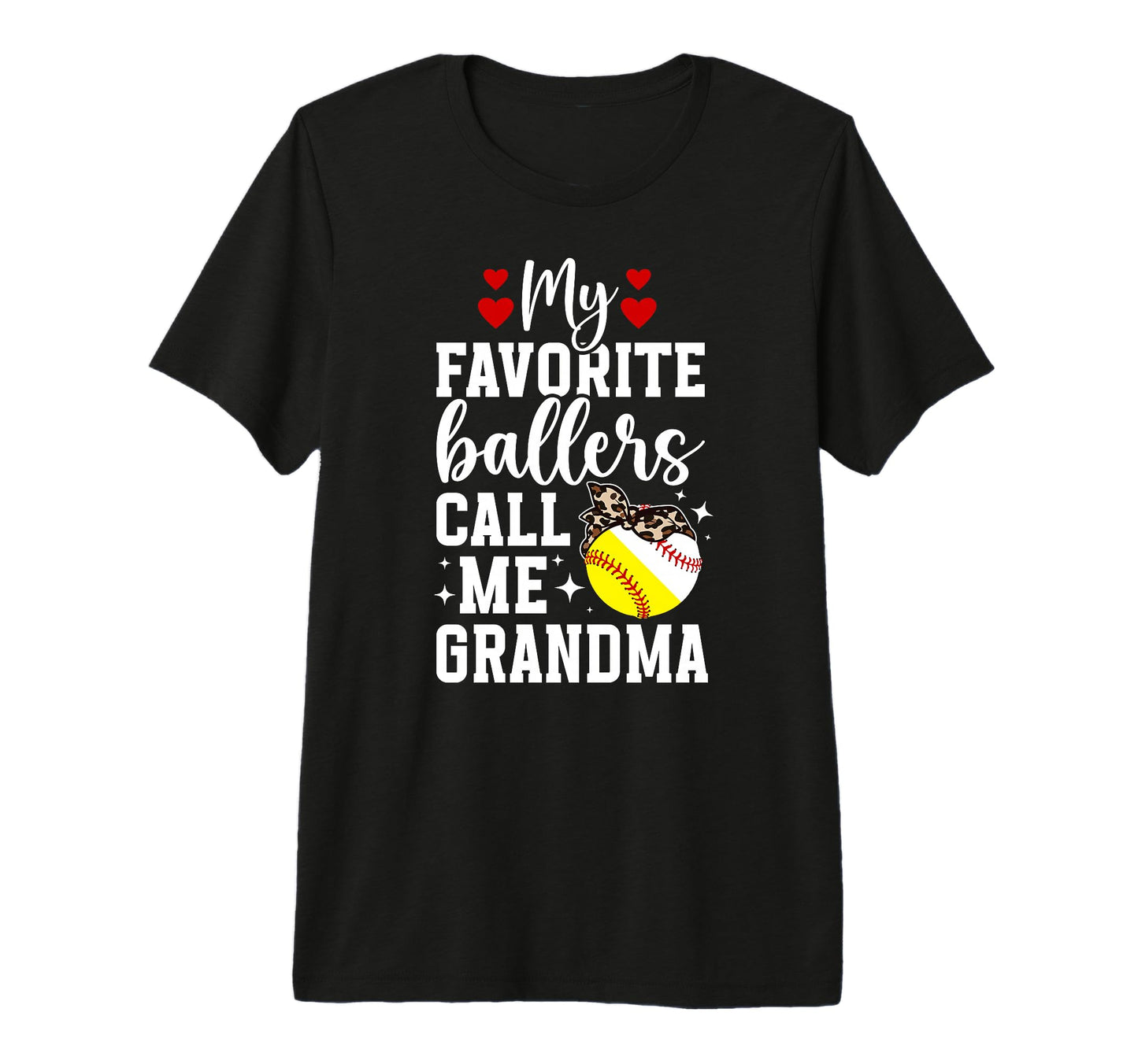 Favorite Ballers Call Me Grandma T-Shirt - Aesthetic Graphic Unisex - T-Shirt, Sweatshirt, Hoodie