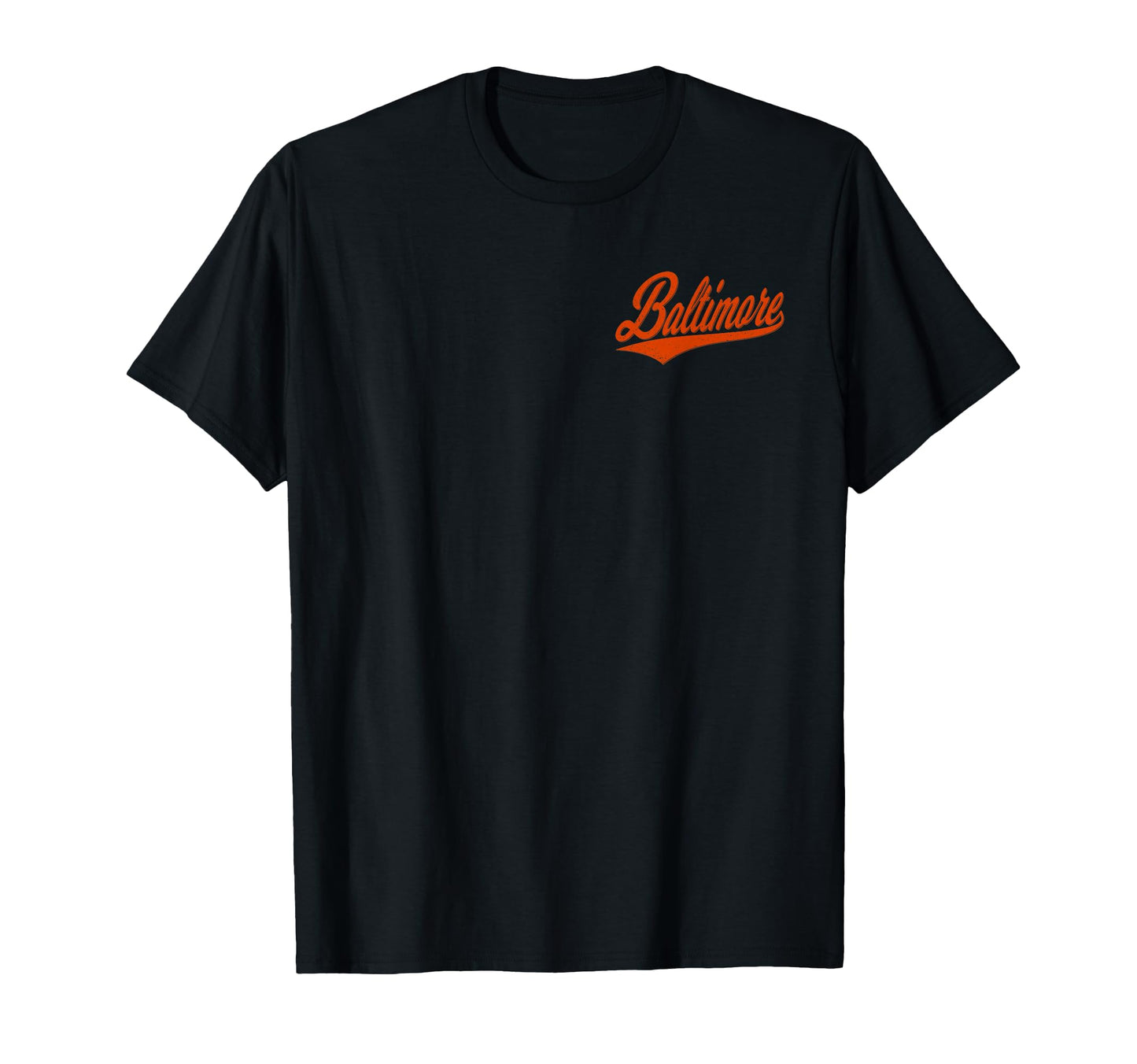 Baltimore Maryland Varsity Script Sports T-Shirt - Minimalist Print Unisex - T-Shirt, Sweatshirt, Hoodie