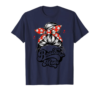 Baseball Mom Life Baller Momma T-Shirt - Casual Everyday Wear Men Women - T-Shirt, Sweatshirt, Hoodie