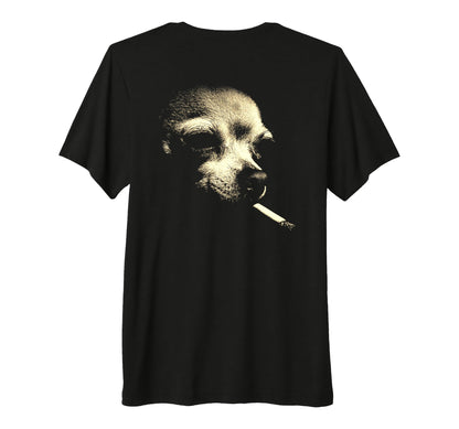 Chihuahua Smoking Cigarette Grunge T-Shirt - Trendy Graphic for Adults - T-Shirt, Sweatshirt, Hoodie