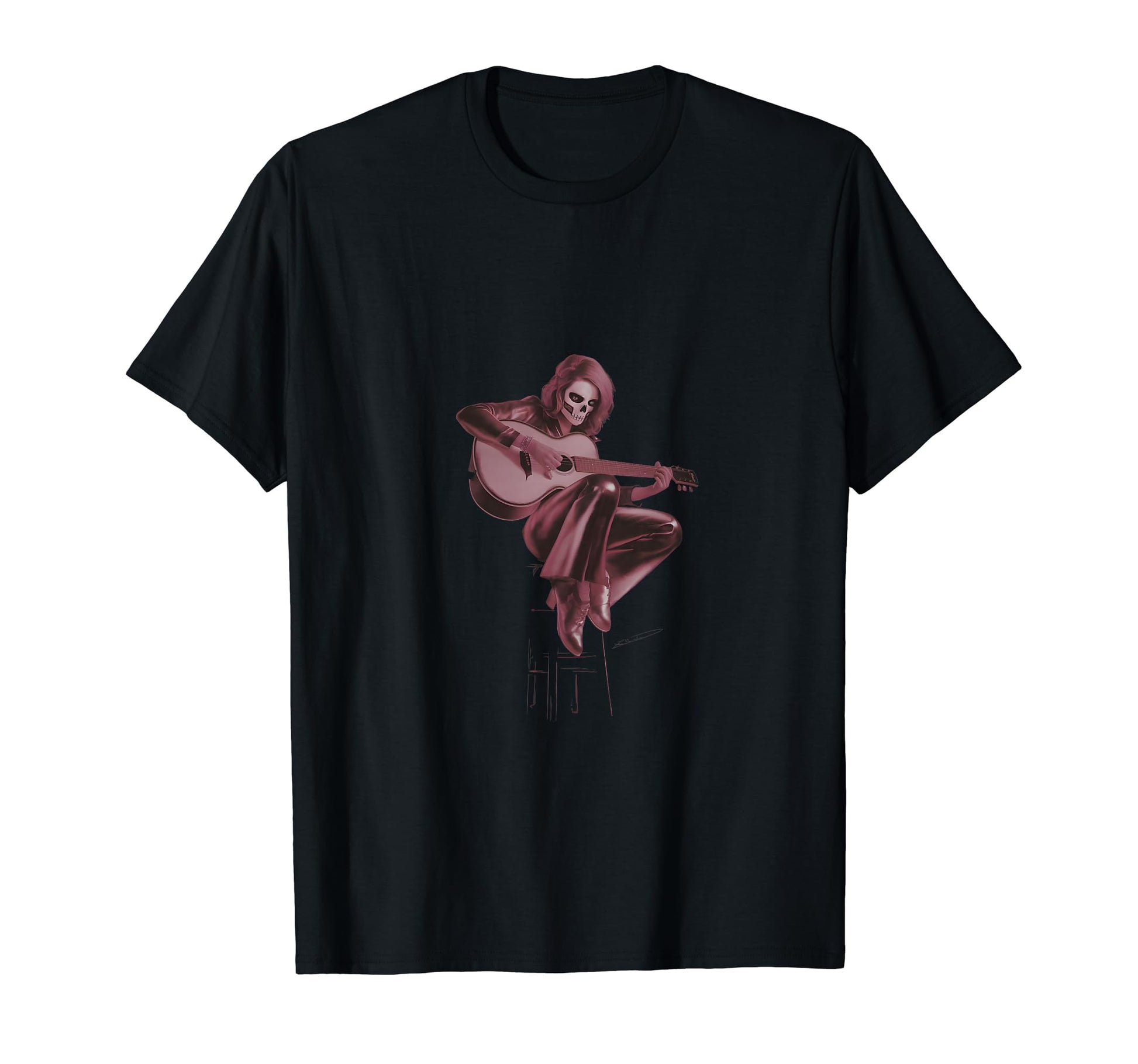 Unique Rock Star Sitting Deep T-Shirt - Minimalist Print for Adults - T-Shirt, Sweatshirt, Hoodie