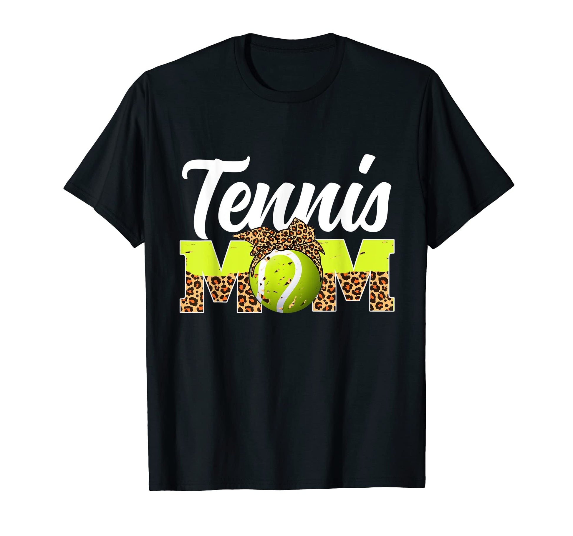 Tennis Mom Game Day Leopard Mothers Day T-Shirt - Streetwear Style Unisex - T-Shirt, Sweatshirt, Hoodie