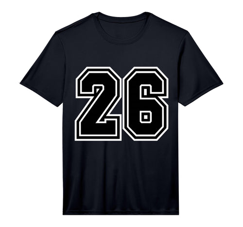 26 Varsity Sports Team Number Performance T-Shirt - Minimalist Print Unisex - T-Shirt, Sweatshirt, Hoodie